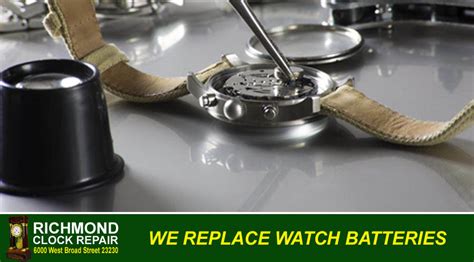 watch repair richmond va|watch battery replacement richmond va.